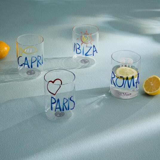 Jonathan Adler Jet Set Glass 8,3xH10,8 4pk Jonathan Adler Jet Set Glass 8,3xH10,8 4pk