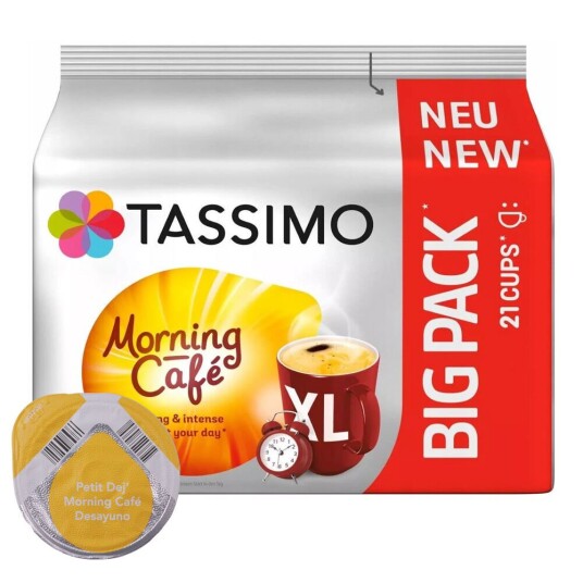 Tassimo Morning Café til Tassimo. 21 kapsler Tassimo Morning Café til Tassimo. 21 kapsler