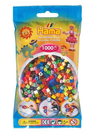 Hama Ironing Beads mix 2 1000pcs. Hama Ironing Beads mix 2 1000pcs.