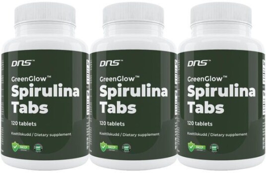 DNS 3-Pack Spirulina - 3 X 120 Tabletter