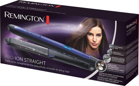 Remington Pro Ion S7710 Rettetang - Svart/Blå