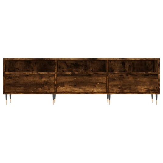 vidaXL TV-benk røkt eik 150x30x44,5 cm konstruert tre 8720845874926