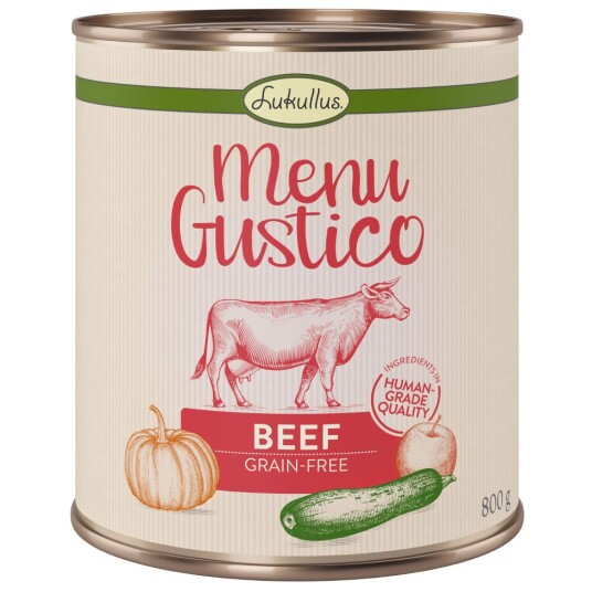 Lukullus "Menu Gustico" Okse Med Gresskar Eple Og Oregano 6 X 800 G