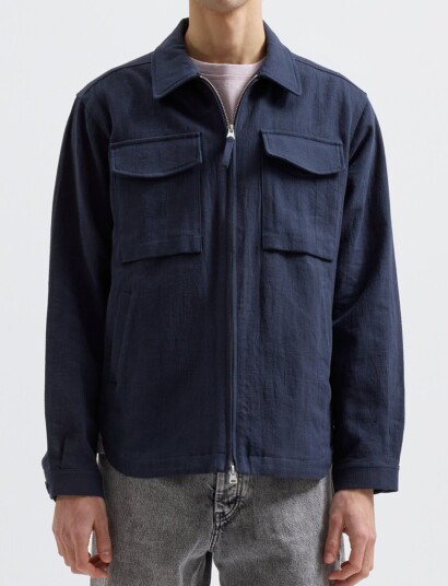 Brixtol Textiles Murray Dark Navy   Navy   M