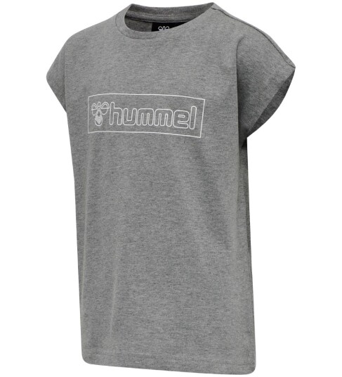 Hummel T skjorte   HmlBoxline   Grå   Hummel   8 år (128)   T skjorte