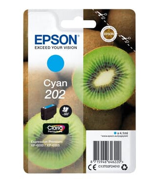 Epson Blekk Cyan 4.1ml 202 - Xp-6000/xp-6005