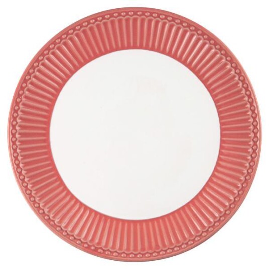 GreenGate  Alice frokosttallerken 23 cm coral