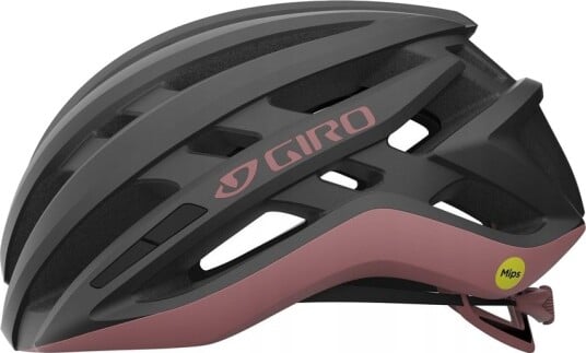 Giro Sykkelhjelm Giro Agilis Mips (Ny 2025) Hjelmstørrelse: S (51-55 Cm), Velg Farge: Matte Metallic Coal Dusty Rose