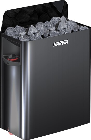 Harvia Badstuovn The Wall Black 4,5kW