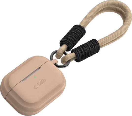 Tech Protect Silicone Rope Case for Apple AirPods Pro 1/2 Light Brown