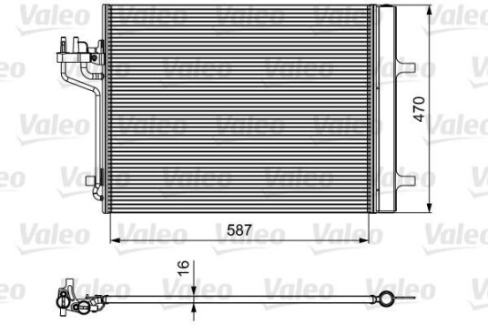 Kondensator VALEO 814021 Kondensator VALEO 814021