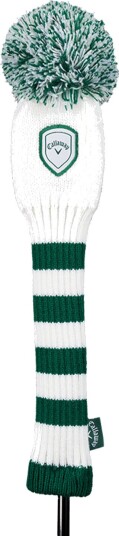 Callaway Pom Pom Headcover Hybrid 25 Headcover White-Green