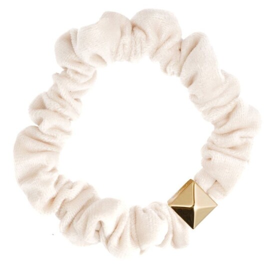 DARK Velvet Mini Scrunchie Off White DARK Velvet Mini Scrunchie Off White