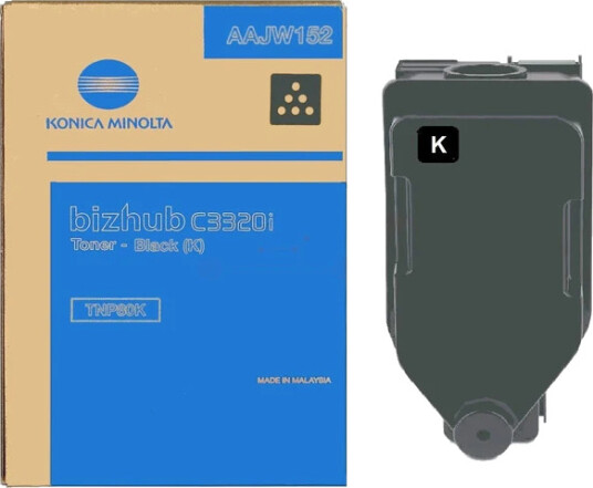 Konica Minolta Toner TNP-80K Sort (13.000 sider) Original