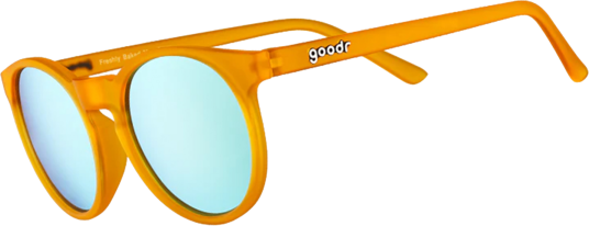 Goodr Sunglasses Freshly Baked Man Buns Dark Yellow OneSize