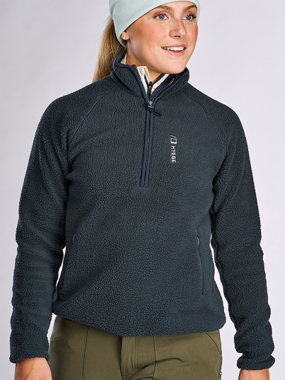 Hygge Women’s Pile Fleece Pullover Blå S Hygge Women’s Pile Fleece Pullover Blå S