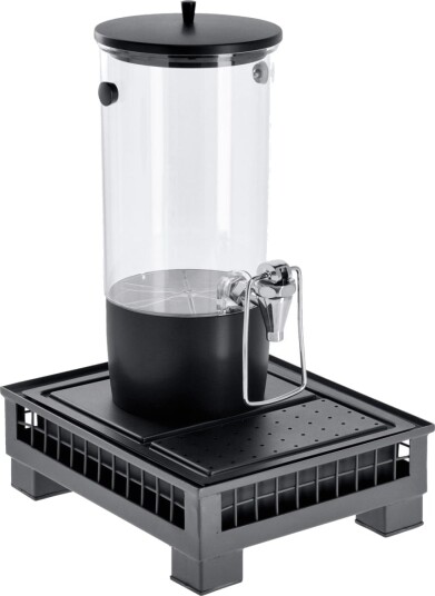 VEGA Drikkedispenser Portland enkel GN 1/2; 35.2x29x53 cm LxBxH; Antrasitt/Transparent/Svart VEGA Drikkedispenser Portland enkel GN 1/2; 35.2x29x53 cm LxBxH; Antrasitt/Transparent/Svart