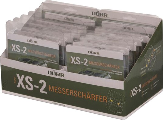 DÅRR XS-2 Mini Knivsliper Display - Oliven - 12 stk