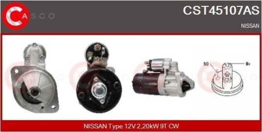 CASCO CST45107AS Starter CASCO CST45107AS Starter
