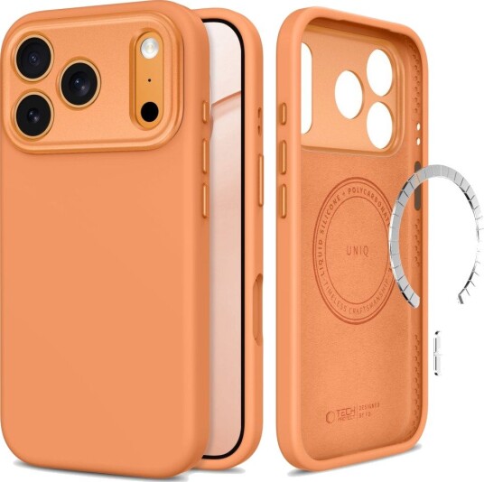 Tech-Protect Uniq MagSafe CC-etui til iPhone 18 Pro Max / 17 Pro Max – Oransje