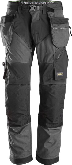 Snickers Workwear 6902 FlexiWork Arbeidsbukse grå Grå, Klær