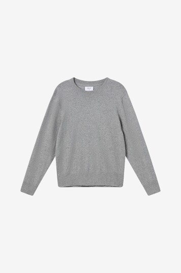 Grunt Genser grCarl Crew Knit Grå