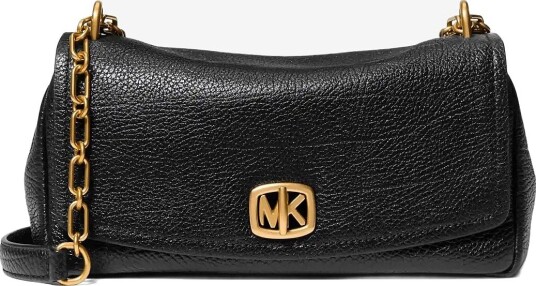 Michael Kors Sm Turnlock Cnv Chn Shdr   BLACK   One Size