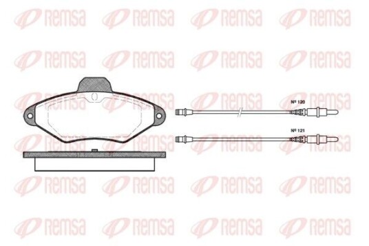 Bremseklosser REMSA 0438.04 Bremseklosser REMSA 0438.04