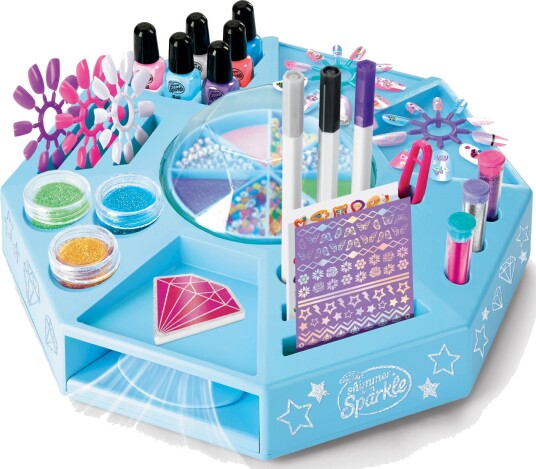 SHIMMER N SPARKLE Shimmer N Sparkle All In One Nail Art Studio - Blue - ONE SIZE