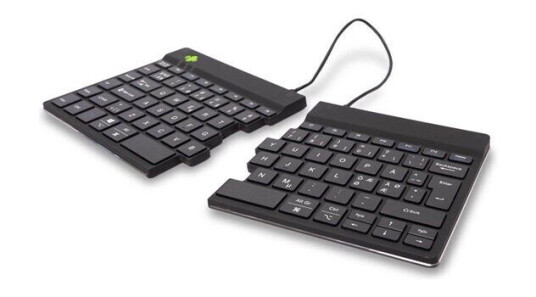 R-Go Tools Split Break Ergonomisk Tastatur med Pauseindikator - QWERTY - Trådløs - Svart R-Go Tools Split Break Ergonomisk Tastatur med Pauseindikator - QWERTY - Trådløs - Svart