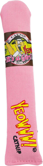 Yeowww! Catnip Katteleke Sigar Rosa 17 cm