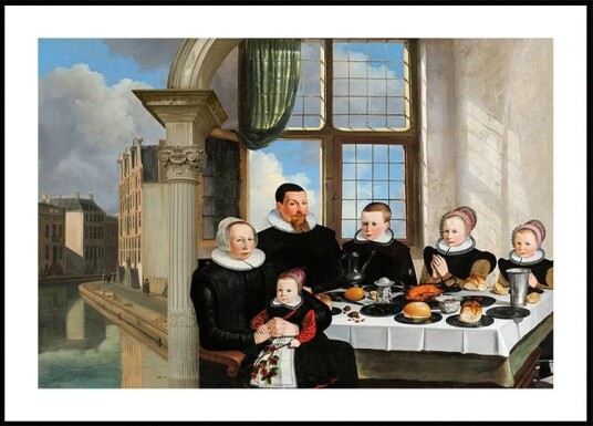Family Portrait Poster Plakat / 30x40cm