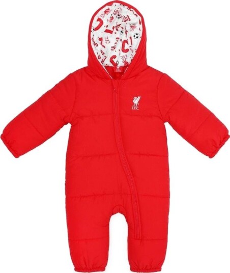 Liverpool Padded Baby Onesies Rød/Hvit Liverpool FC størrelse 0-3 months/62 cm