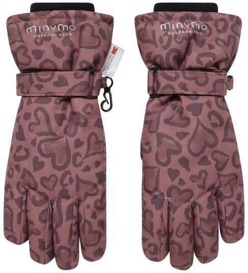 Minymo Gloves Aop BURLWOOD 4 6Y
