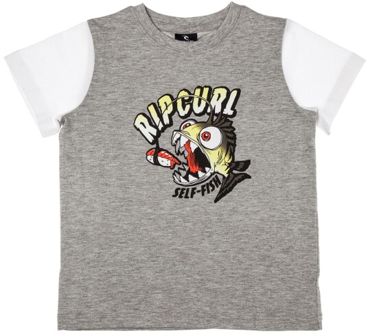 Rip Curl Arty SS Tee Groms T-shirt Cement Marle 90