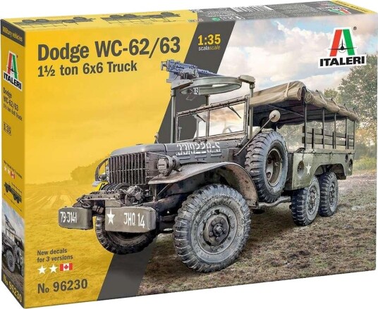 Italeri WWII Dodge Militær Lastebil Byggesett 1:35 Italeri WWII Dodge Militær Lastebil Byggesett 1:35