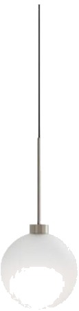 Karman Opium 1 Taklampe Ø20 Frostet/ Halvblank Aluminium