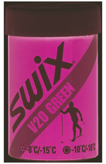 Swix Grip Wax V20 Green -8/-15C, 45g 22/23, festevoks oneSize none Swix Grip Wax V20 Green -8/-15C, 45g 22/23, festevoks oneSize none