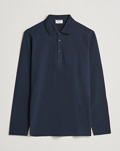 Filippa K Luke Lycra Poloshirt Navy