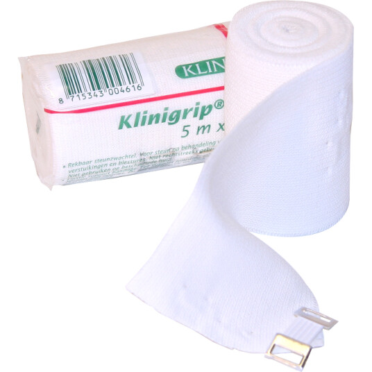 Klinigrip Støttebandasje Klinigrip Eco-Ideal 12cmx5m Hvit