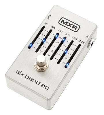 MXR 6 Band Equalizer Sølv MXR 6 Band Equalizer Sølv