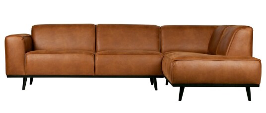 Bepurehome Statement Sofa m/høyrevendt sjese - Cognac 1731831-01-0 1731834-01-0