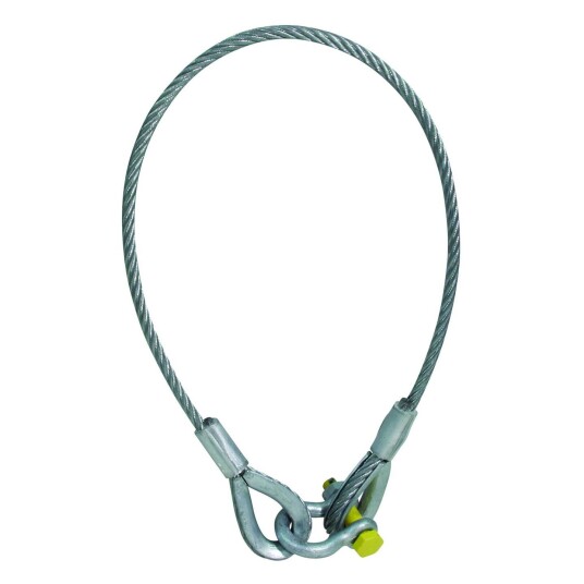 EuroLite Lifting Rope 1000x10mm W. Shackle -400kg