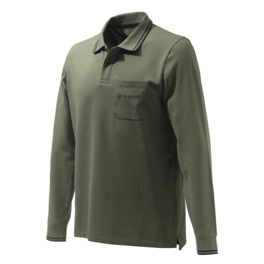 Beretta Men's Airmesh Polo Long Sleeve Grønn S Man Beretta Men's Airmesh Polo Long Sleeve Grønn S Man
