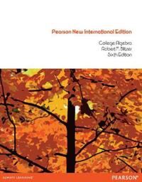 College Algebra Av Robert Blitzer