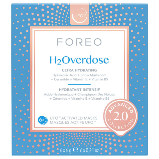 FOREO UFO Mask H2Overdose 2.0 6 x 6 g FOREO UFO Mask H2Overdose 2.0 6 x 6 g