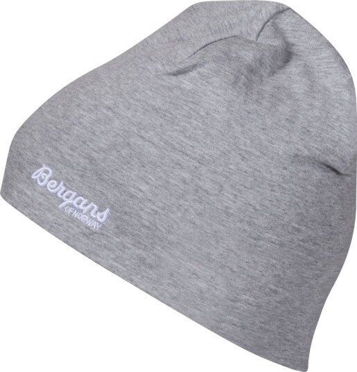 Bergans Kids' Cotton Beanie 52, Grey Melange Bergans Kids' Cotton Beanie 52, Grey Melange