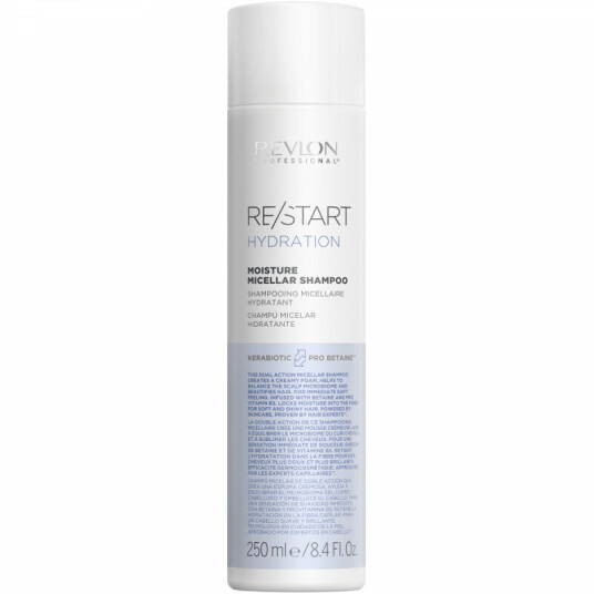 Revlon Professional Restart Hydration Fuktighetsgivende Sjampo 250ml for Tørt Hår Revlon Professional Restart Hydration Fuktighetsgivende Sjampo 250ml for Tørt Hår