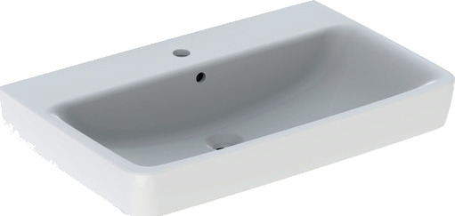 GEBERIT servant 750x480x185mm hh midt med topp porselen hvit GEBERIT servant 750x480x185mm hh midt med topp porselen hvit