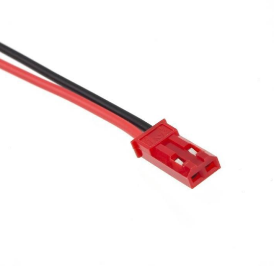 Bronto JST male - 10cm 22AWG silikonkabel
